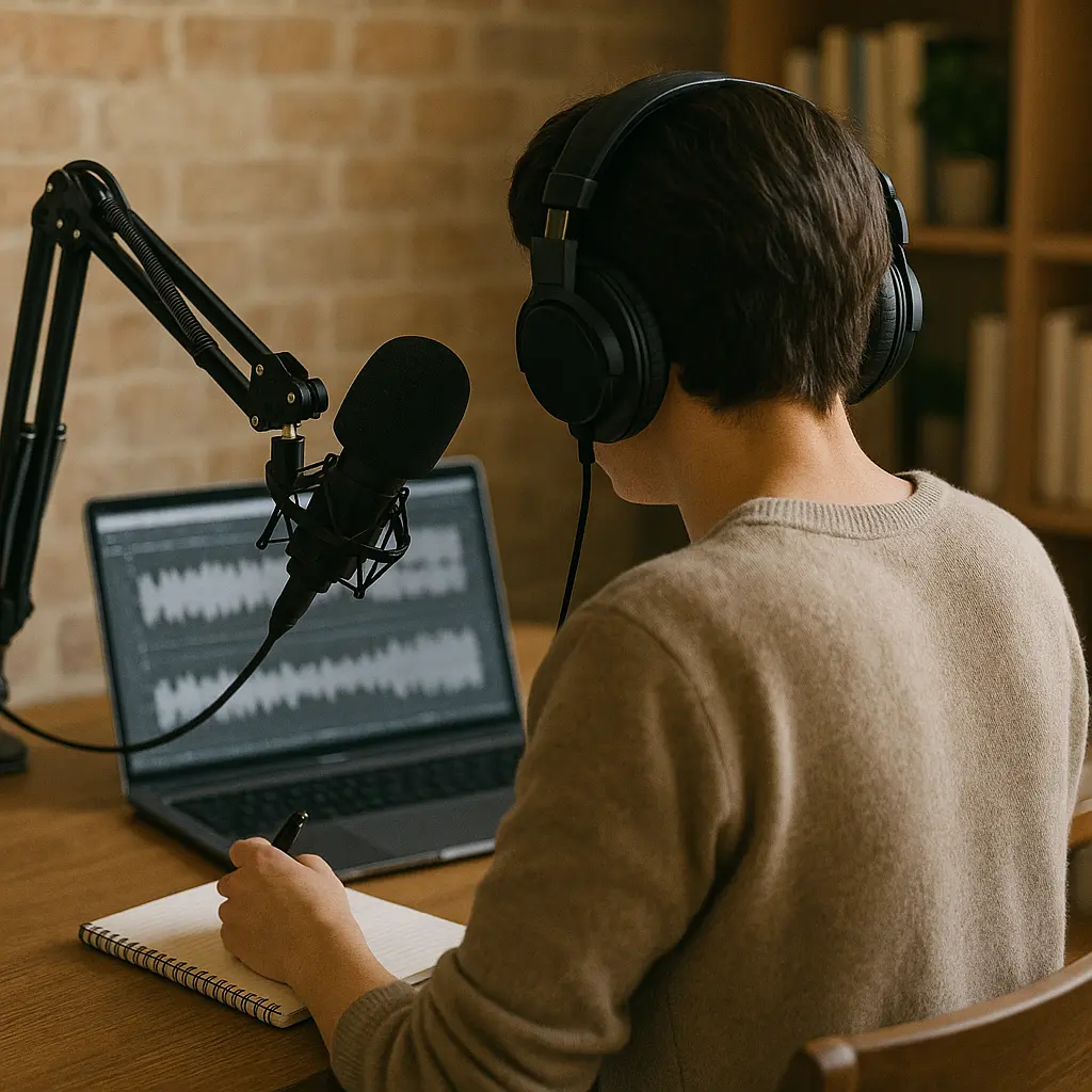 Créer une saison de podcasts (scolaire) (Chez vous, Prise en charge partielle)